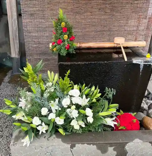 上尾御嶽神社の手水