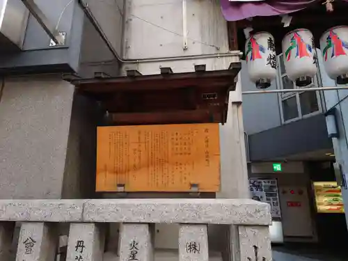 露天神社（お初天神）の歴史