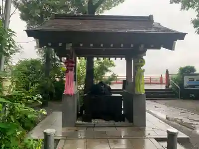 多摩川浅間神社の手水舎