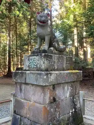三峯神社の狛犬