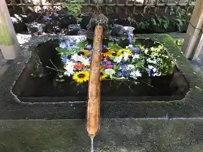 伊佐須美神社の手水舎