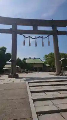 難波大社 生國魂神社の鳥居