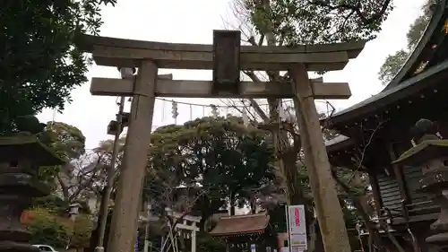 雪ケ谷八幡神社の鳥居