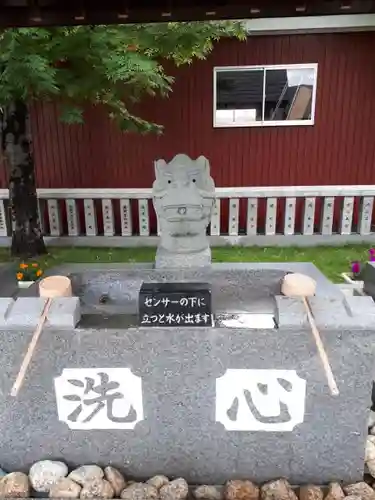 新川皇大神社の手水