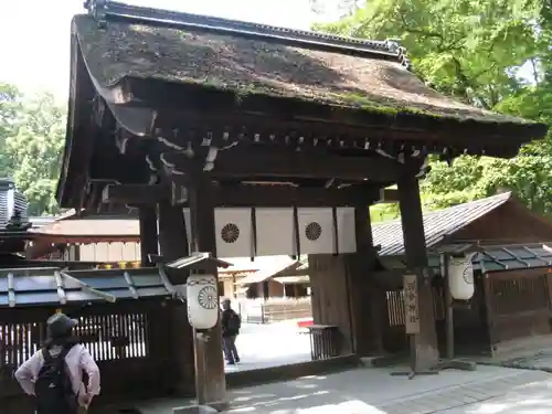 河合神社（鴨川合坐小社宅神社）の山門・神門
