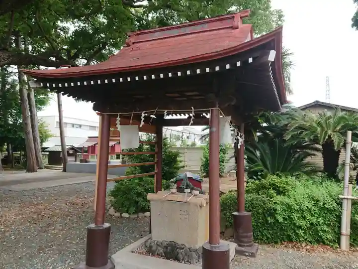 諏訪神社の手水舎