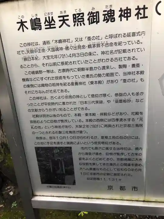 木嶋坐天照御魂神社(京都府)