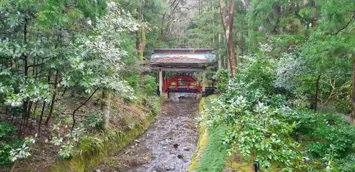 彌彦神社の庭園