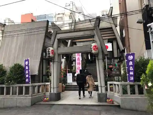 烏森神社の鳥居