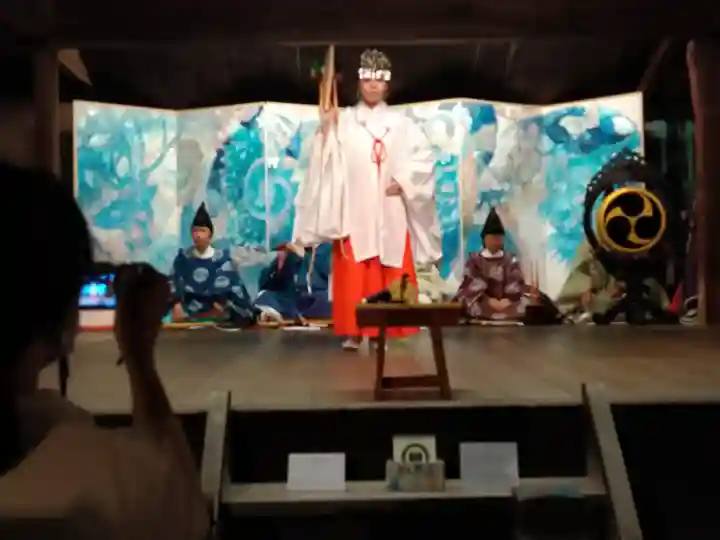 阿智神社の神楽