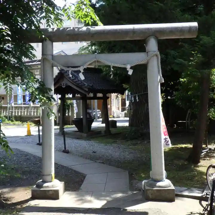天祖神社(上目黒天祖神社)の鳥居