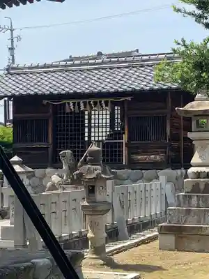 高木神社(萩原町高木)の本殿・本堂