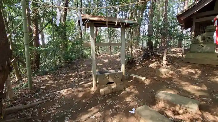 外川神社の手水舎