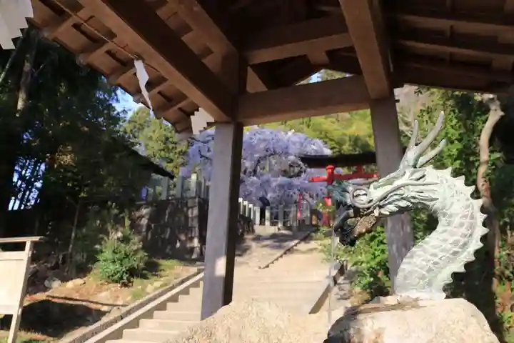 小川諏訪神社の手水舎