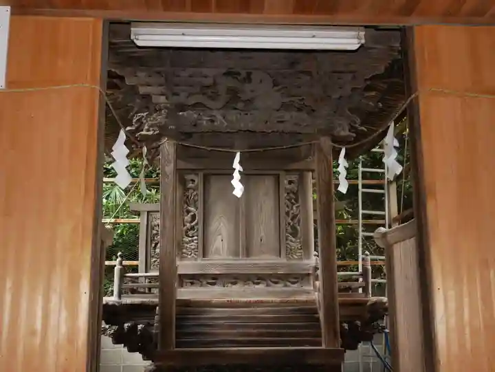 諏訪神社の本殿・本堂