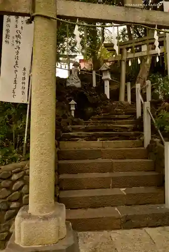 多摩川浅間神社の鳥居