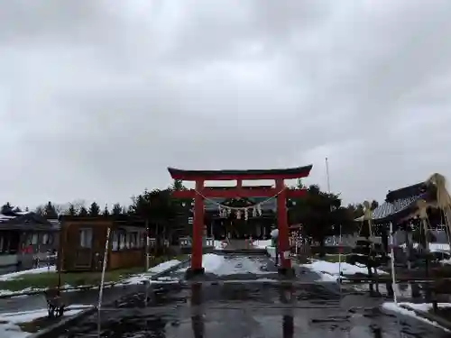 美瑛神社の鳥居