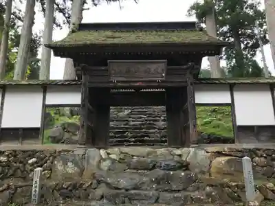 正法寺の山門・神門