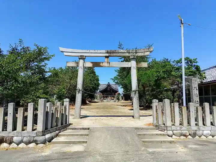 八幡社(本部田八幡社)の鳥居