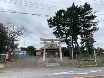 高柳八幡神社の鳥居