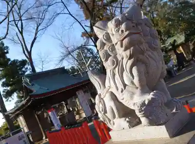 上野総社神社の狛犬
