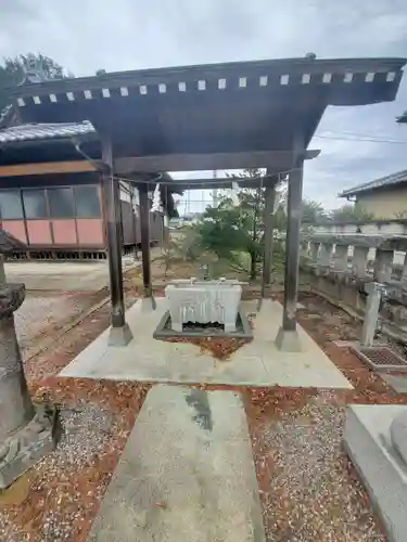 長良神社の手水