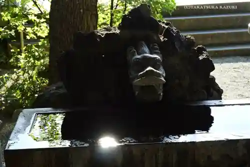 多摩川浅間神社の手水舎
