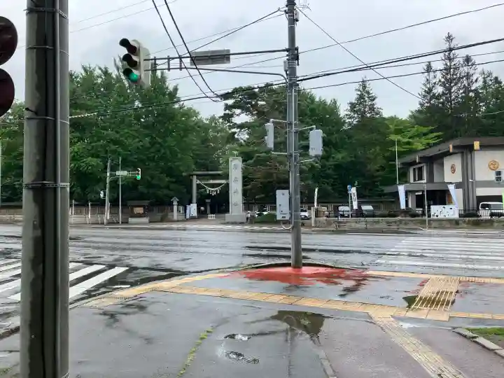 帯廣神社の鳥居
