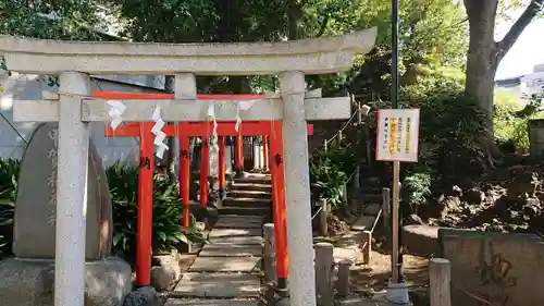 鳩森八幡神社の鳥居