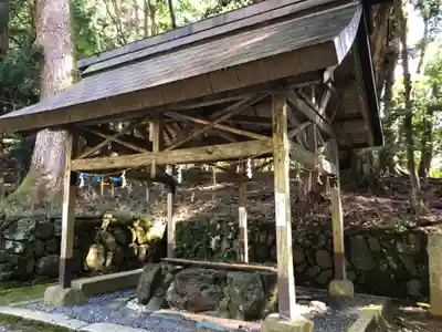 元伊勢内宮 皇大神社の手水舎