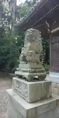 柚井宇賀神社の狛犬