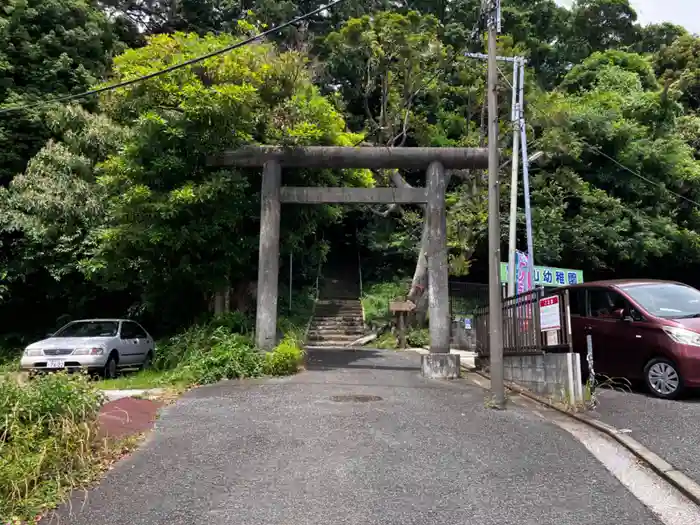 別所白山神社の鳥居