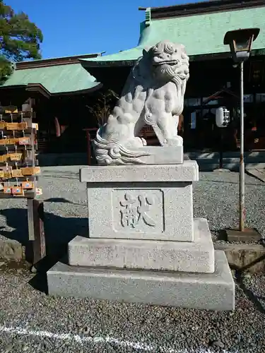 丸子神社　浅間神社の狛犬