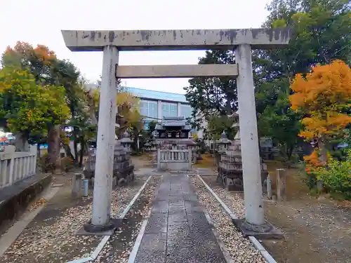 神明社（一宮野口）の鳥居