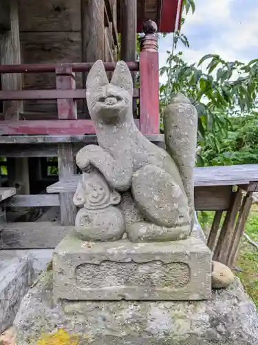 相馬妙見宮　大上川神社の狛犬