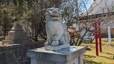 霧多布神社の狛犬