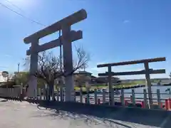 息栖神社の鳥居