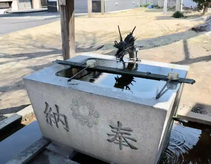 子守神社の手水舎