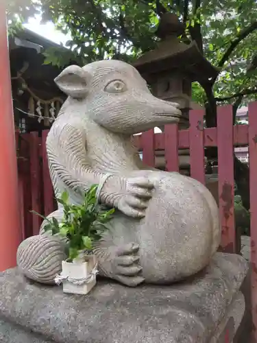 柳森神社の狛犬