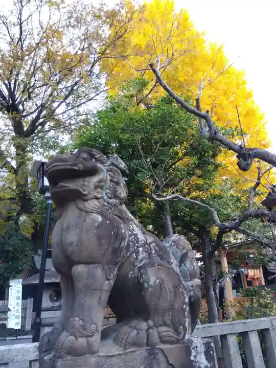 菅原院天満宮神社の狛犬
