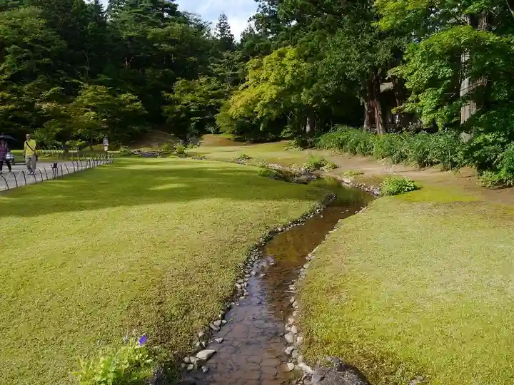 毛越寺の庭園