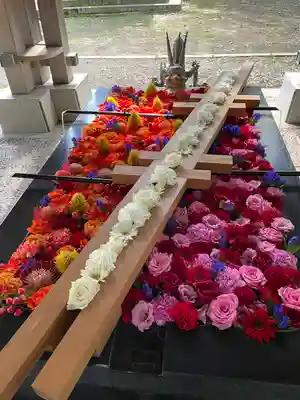 帯廣神社の手水舎