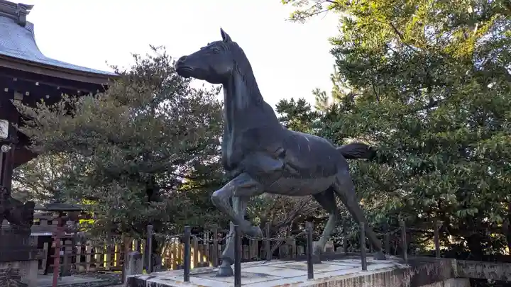 京都乃木神社の狛犬