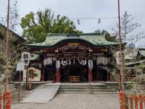 開口神社の本殿・本堂