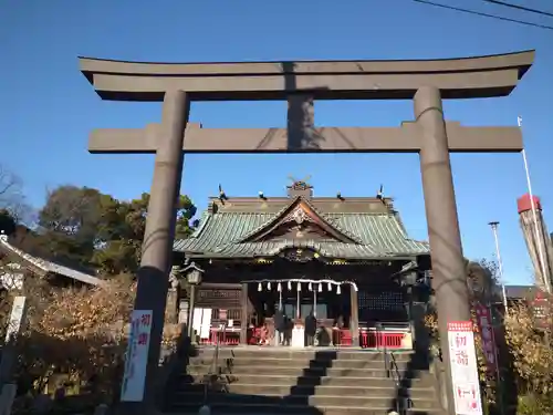 板倉雷電神社の鳥居