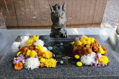 滑川神社 - 仕事と子どもの守り神の手水舎