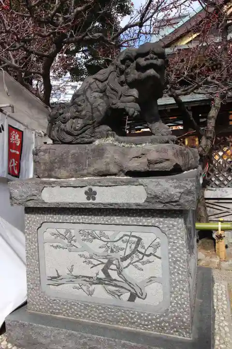 湯島天満宮の狛犬