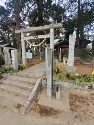 樋口雷神社の鳥居