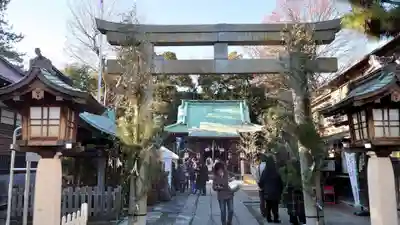 高円寺天祖神社の鳥居