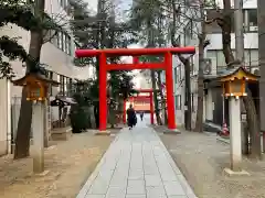 花園神社の鳥居